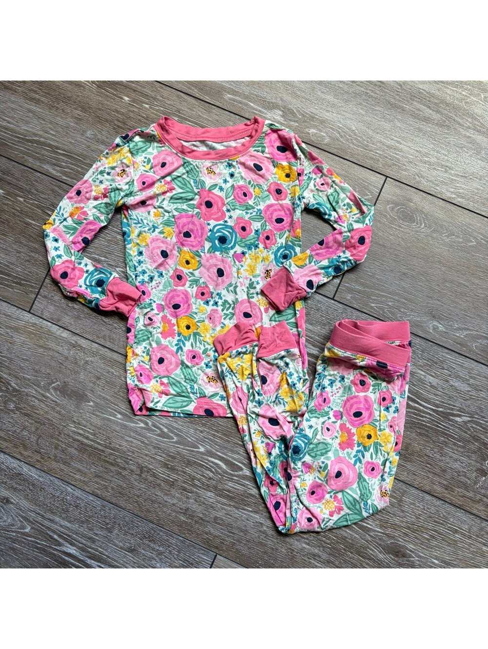Little Sleepies Secret Garden Bamboo Jammies